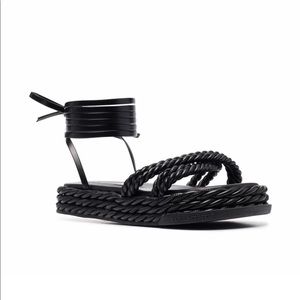 Karl Lagerfeld x Kenneth Ize rope sandals